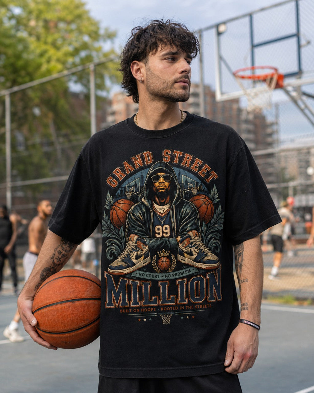 Vintage Grand Street Tee lifestyle photo four